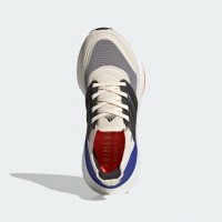 Кроссовки Adidas Ultra Boost бело-серые с синим