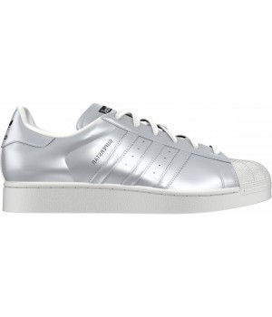 Кроссовки Adidas Superstar серебряные