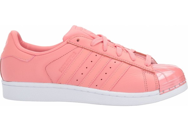 Кроссовки Adidas Superstar розовые с белым
