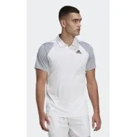 Футболка поло Adidas White Grey