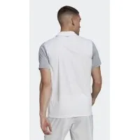Футболка поло Adidas White Grey