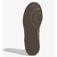 Зимние кроссовки Adidas Hoops 2.0 высокие бежевые