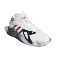 Кроссовки Adidas Streetball белые с черным