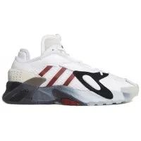 Кроссовки Adidas Streetball белые с черным