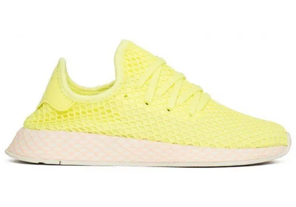 Кроссовки Adidas Deerupt Runner салатовые