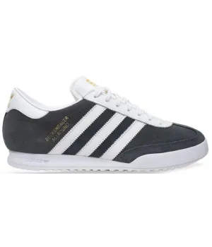Кроссовки Adidas Beckenbauer серые с белым