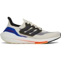 Кроссовки Adidas Ultra Boost бело-серые с синим