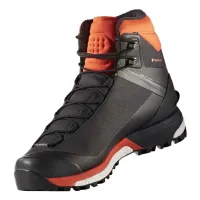 Ботинки зимние Adidas черно-оранжевые