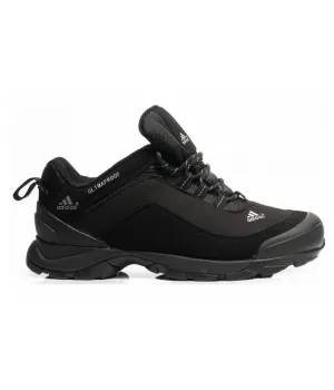 Зимние кроссовки Adidas Terrex черные с серым