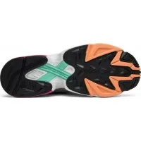 Кроссовки Adidas Falcon черно-серые с розовым