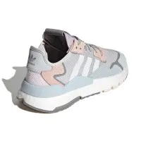 Кроссовки Adidas Nite Jogger белые с серым