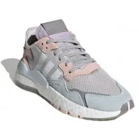 Кроссовки Adidas Nite Jogger белые с серым