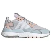 Кроссовки Adidas Nite Jogger белые с серым