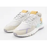 Кроссовки Adidas Nite Jogger белые с бежевым