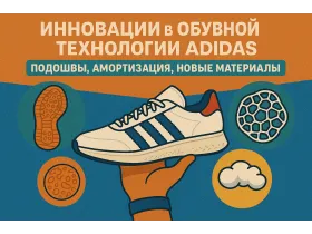 Инновации в обувной технологии Adidas: подошвы, амортизация, новые материалы