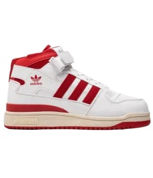 Кроссовки Adidas Forum 84 High White Red