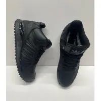 Кроссовки Adidas ZX 750 High All черные зимние