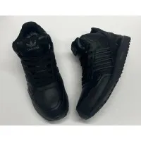 Кроссовки Adidas ZX 750 High All черные зимние