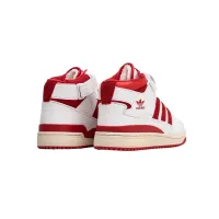 Кроссовки Adidas Forum 84 High White Red