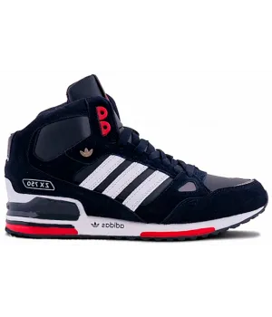 Кроссовки Adidas ZX 750 High Dark Blue с мехом