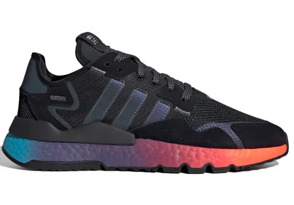 Кроссовки Adidas Nite Jogger Core Black Violet