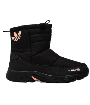 Сапоги дутики Adidas Winter Black Peach