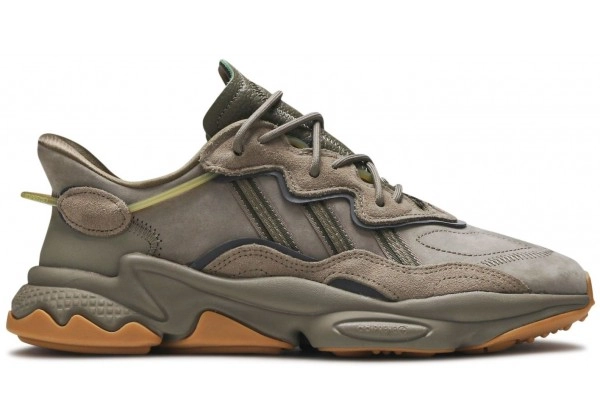 Кроссовки Adidas Ozweego хаки зима