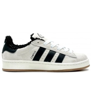 Кроссовки Adidas Originals Campus 00s Crystal White Core Black зимние