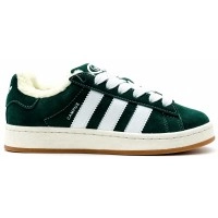 Adidas Campus 00s Dark Green зеленые с мехом