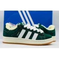 Adidas Campus 00s Dark Green зеленые с мехом