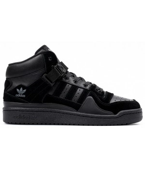 Кроссовки Adidas Forum High Winter Core черные