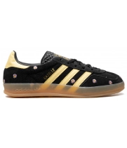 Adidas Gazelle Indoor Core Black Almost Yellow Floral