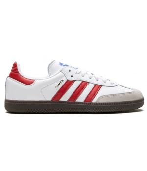 Кроссовки Adidas Samba OG White Better Scarlet