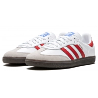 Кроссовки Adidas Originals Samba OG White Better Scarlet