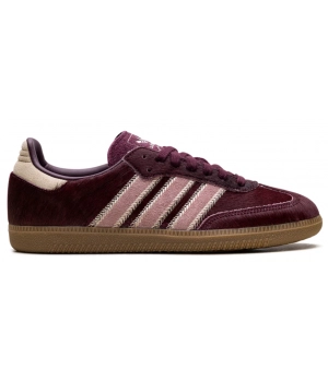 Adidas Samba OG Maroon Sand Strata Pony