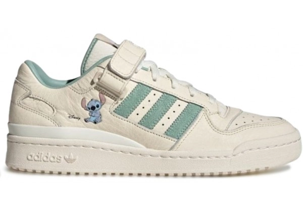 Кроссовки Adidas x Disney x Forum Low Stitch Sail Green