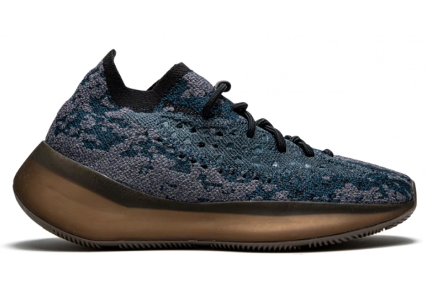 Кроссовки Adidas Yeezy Boost 380 Covellite черные с синим