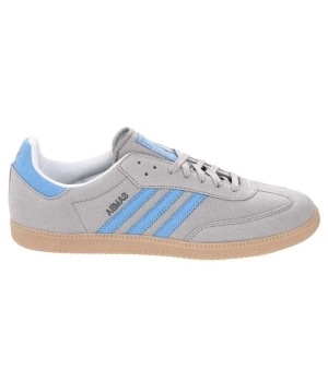 Adidas Hamburg серые с голубым