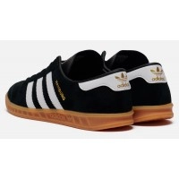 Кроссовки Adidas Hamburg Black White Gum