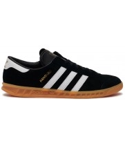 Adidas Hamburg Black White Gum