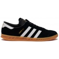 Кроссовки Adidas Hamburg Black White Gum