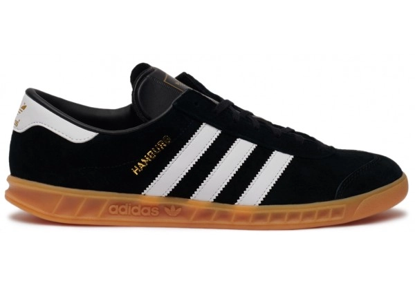 Кроссовки Adidas Hamburg Black White Gum