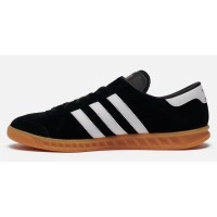 Кроссовки Adidas Hamburg Black White Gum
