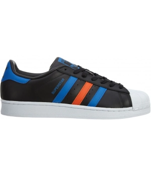 Кроссовки Adidas Superstar Black Blue Red