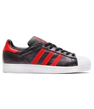Adidas Superstar Black Red