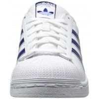 Кроссовки Adidas Superstar White Metallic Blue