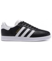 Adidas Gazelle Leather Black White