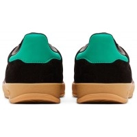 Кроссовки Adidas Gazelle Indoor Dark Brown Pink Green Velvet