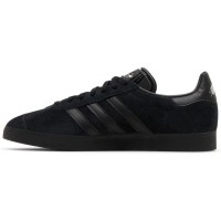 Кроссовки Adidas Gazelle All Black Silver Metallic