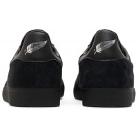 Кроссовки Adidas Gazelle All Black Silver Metallic